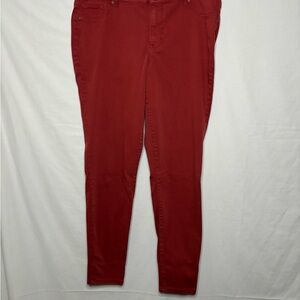 Maurices Women's Vibrant Red Skinny Jeans